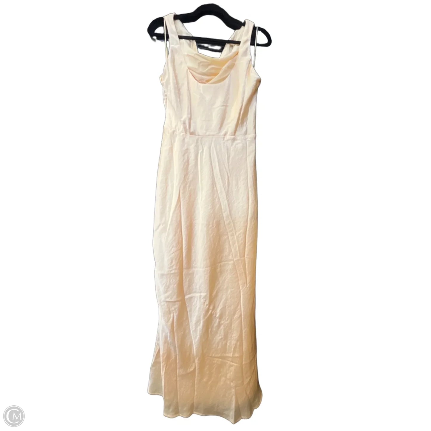 Dress Casual Midi By Abercrombie And Fitch In Yellow, Size: L