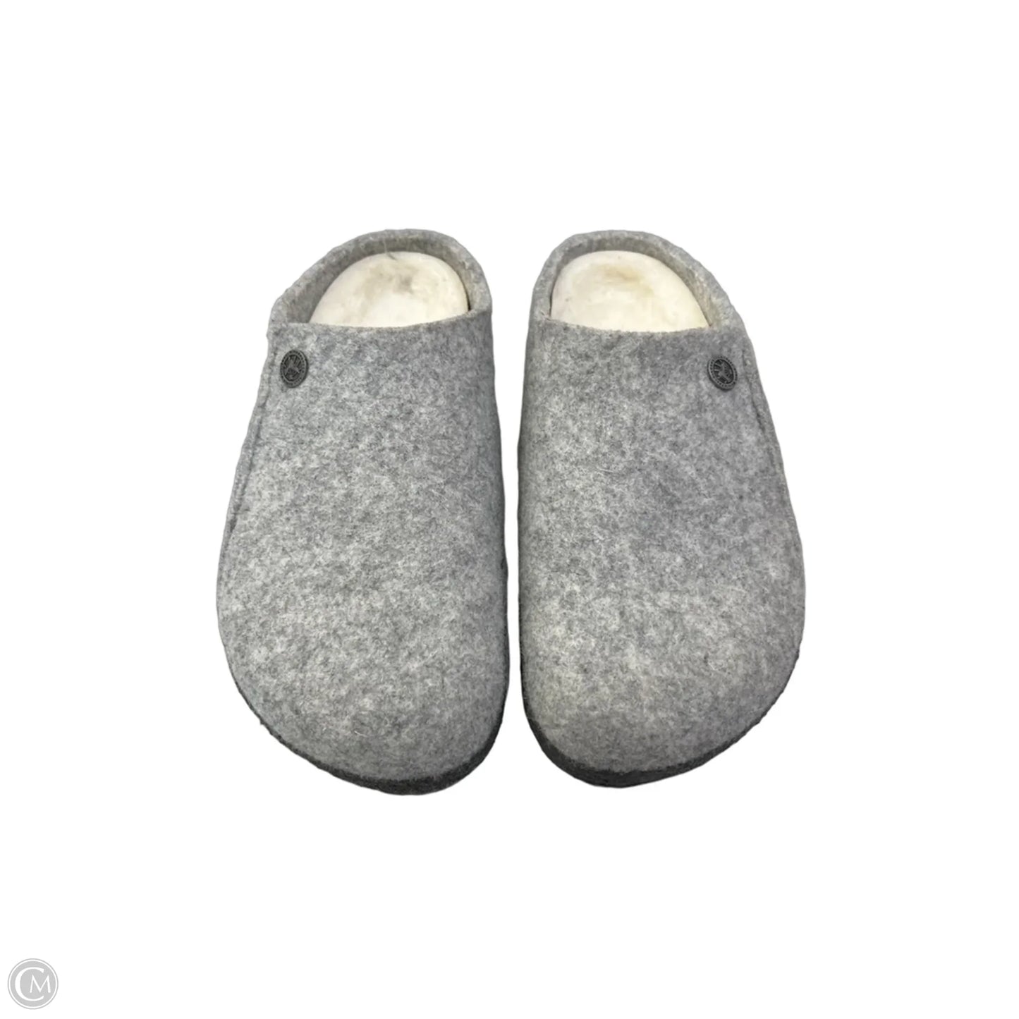 Shoes Flats By Birkenstock In Grey, Size: 8