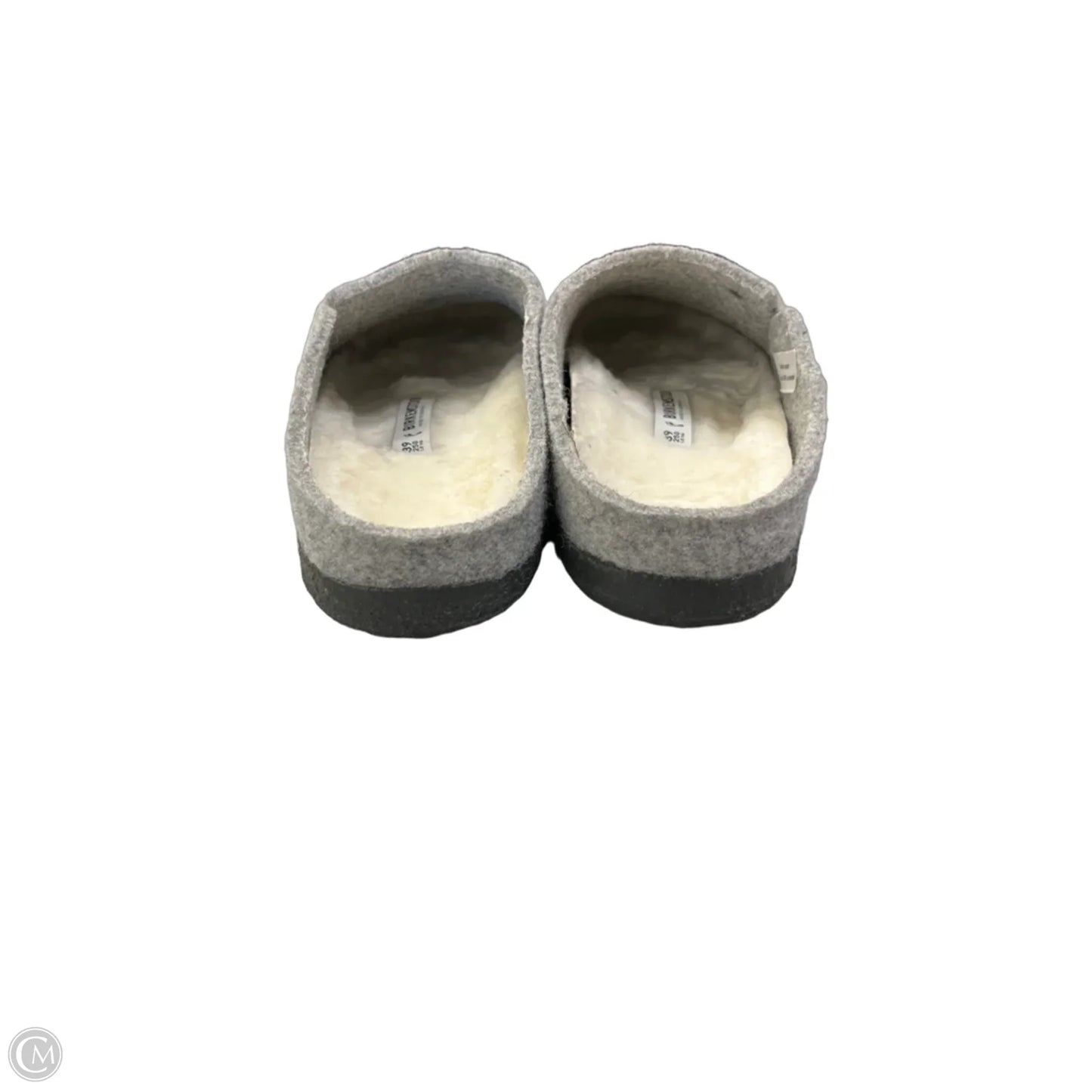 Shoes Flats By Birkenstock In Grey, Size: 8