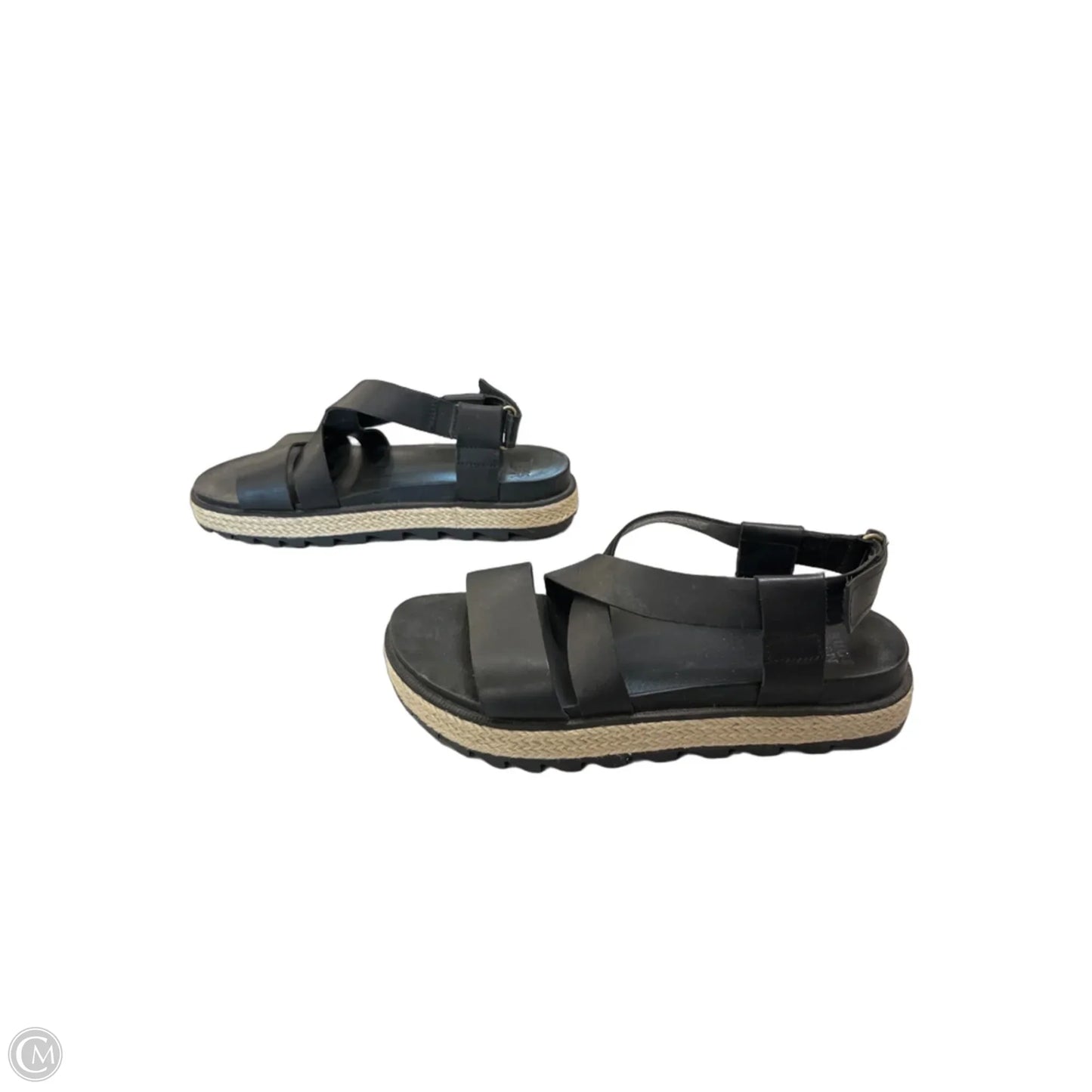 Sandals Flats By Sorel In Black, Size: 7