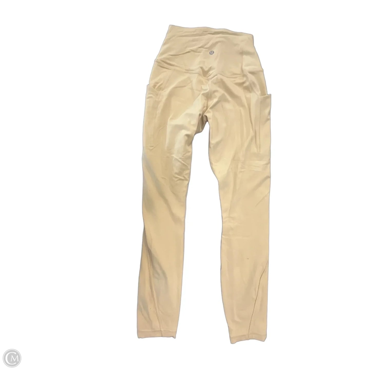 Pants Leggings By Lululemon In Yellow, Size: S