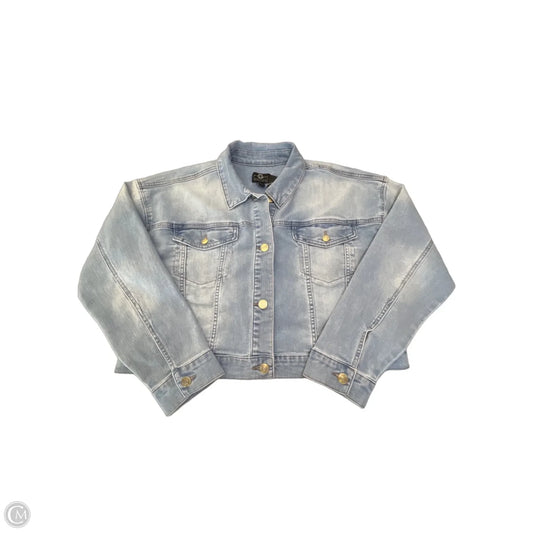 Jacket Denim By G By Giuliana In Blue Denim, Size: L