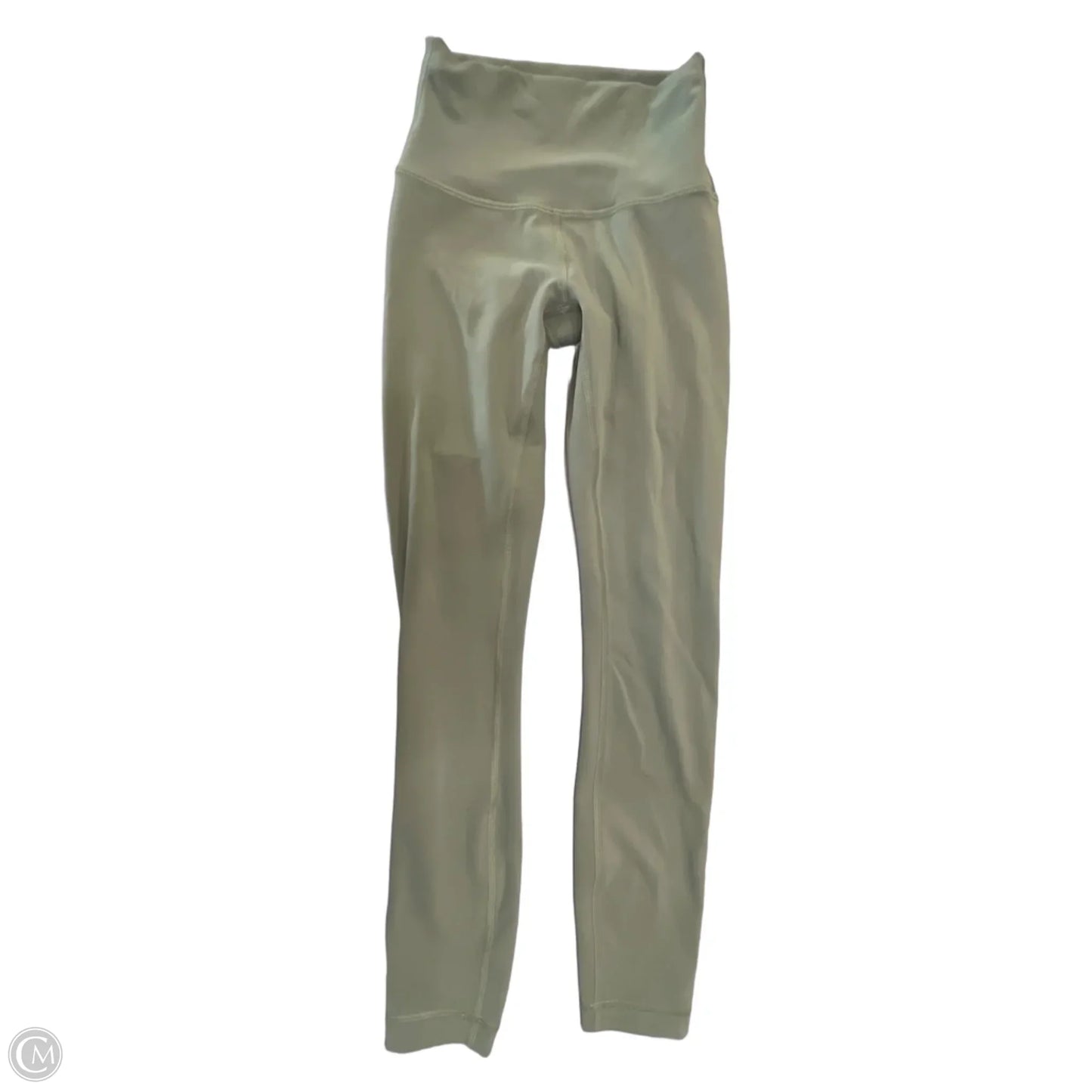Athletic Leggings By Lululemon In Green, Size: Xs