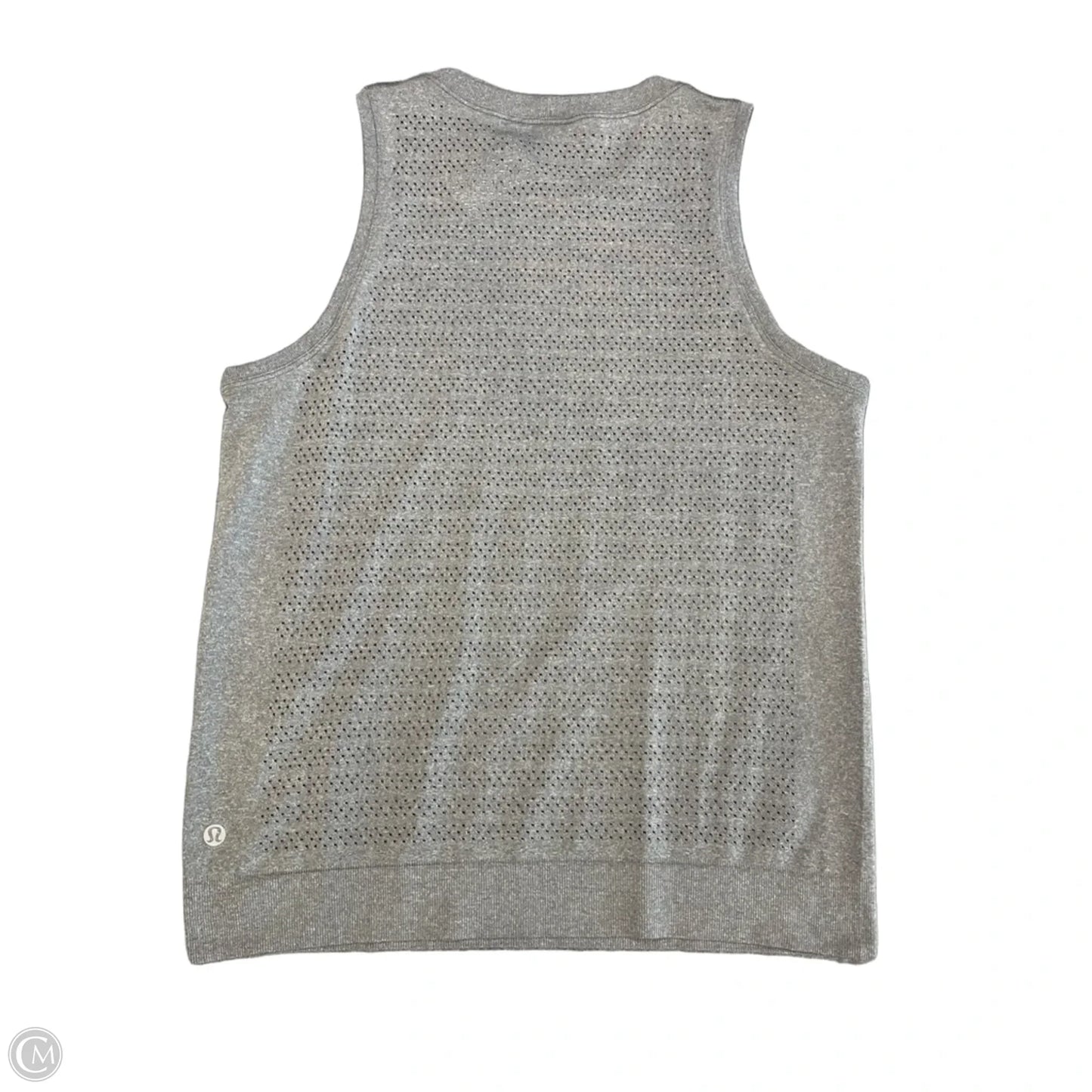 Athletic Tank Top By Lululemon In Grey, Size: S