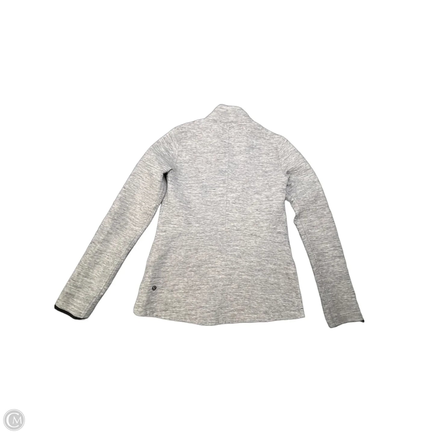 Athletic Jacket By Lululemon In Grey, Size: S