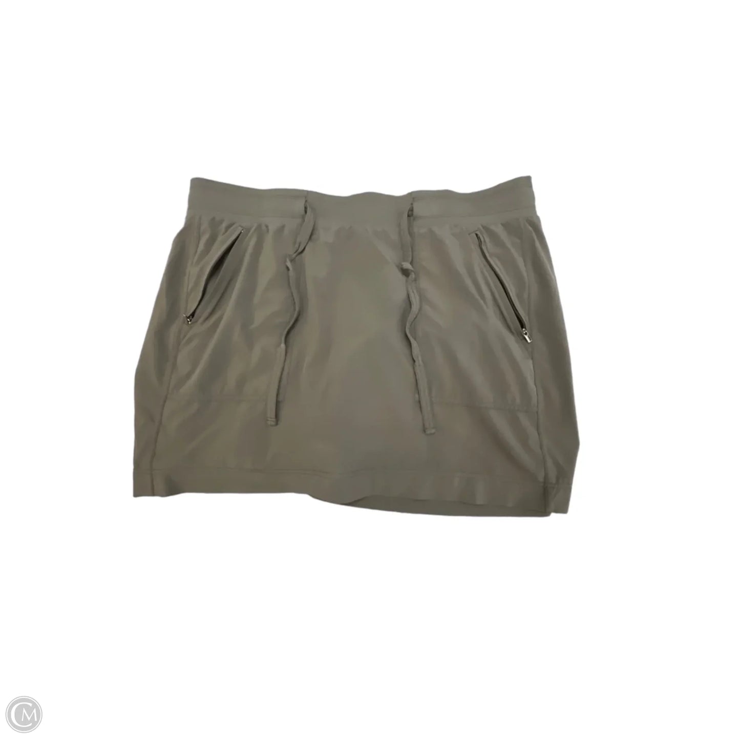 Athletic Skort By Athleta In Green, Size: Xl