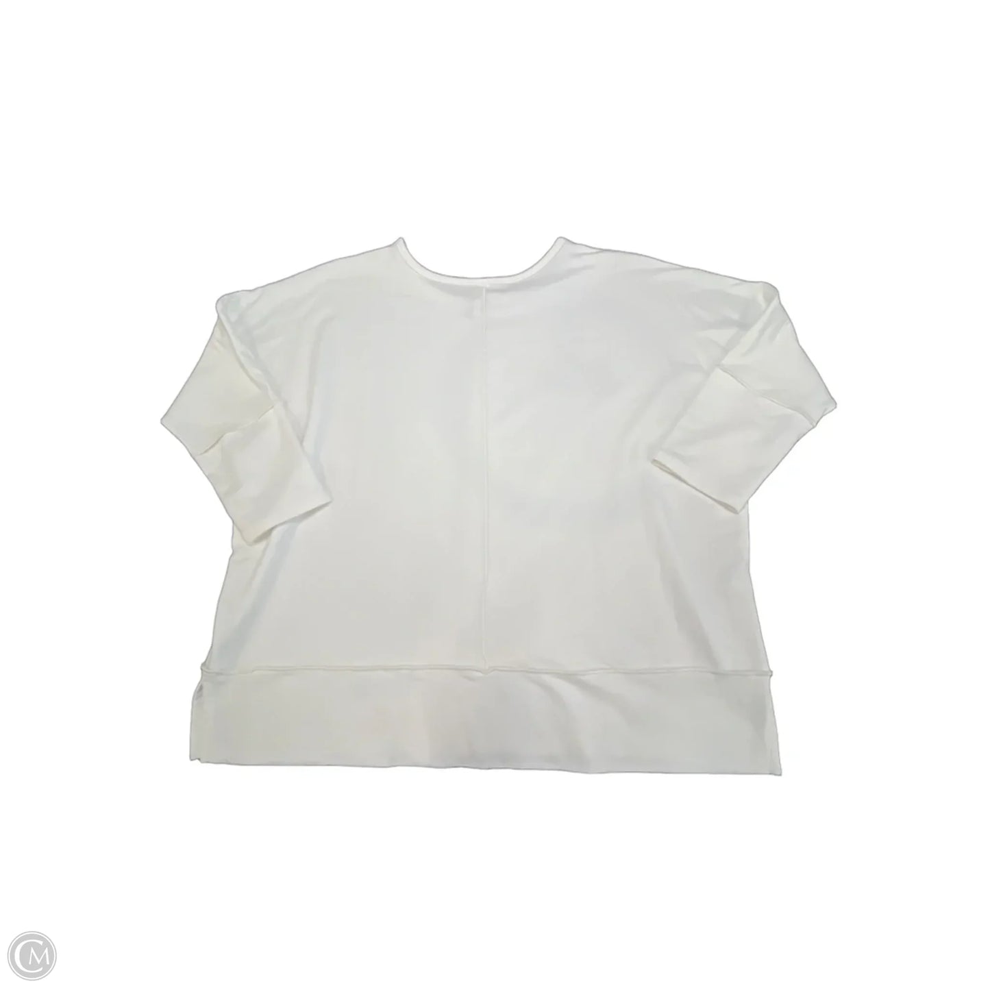 Top Long Sleeve By Spanx In Cream, Size: 2x
