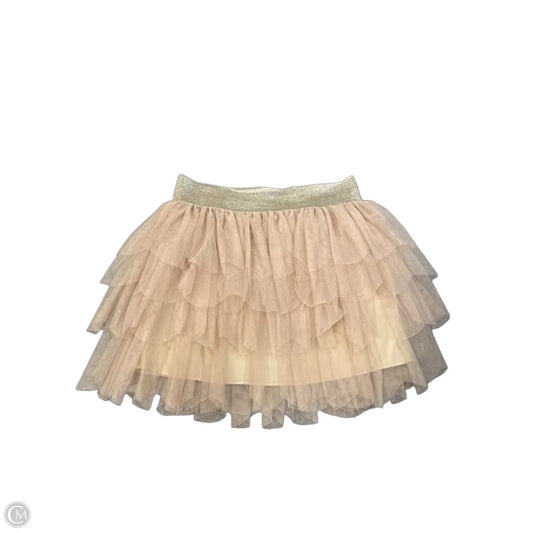 Skirt Mini & Short By Fossil In Gold, Size: Xl