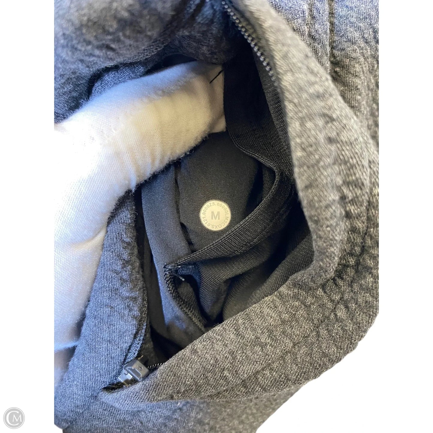 Athletic Sweatshirt Crewneck By Lululemon In Grey, Size: M