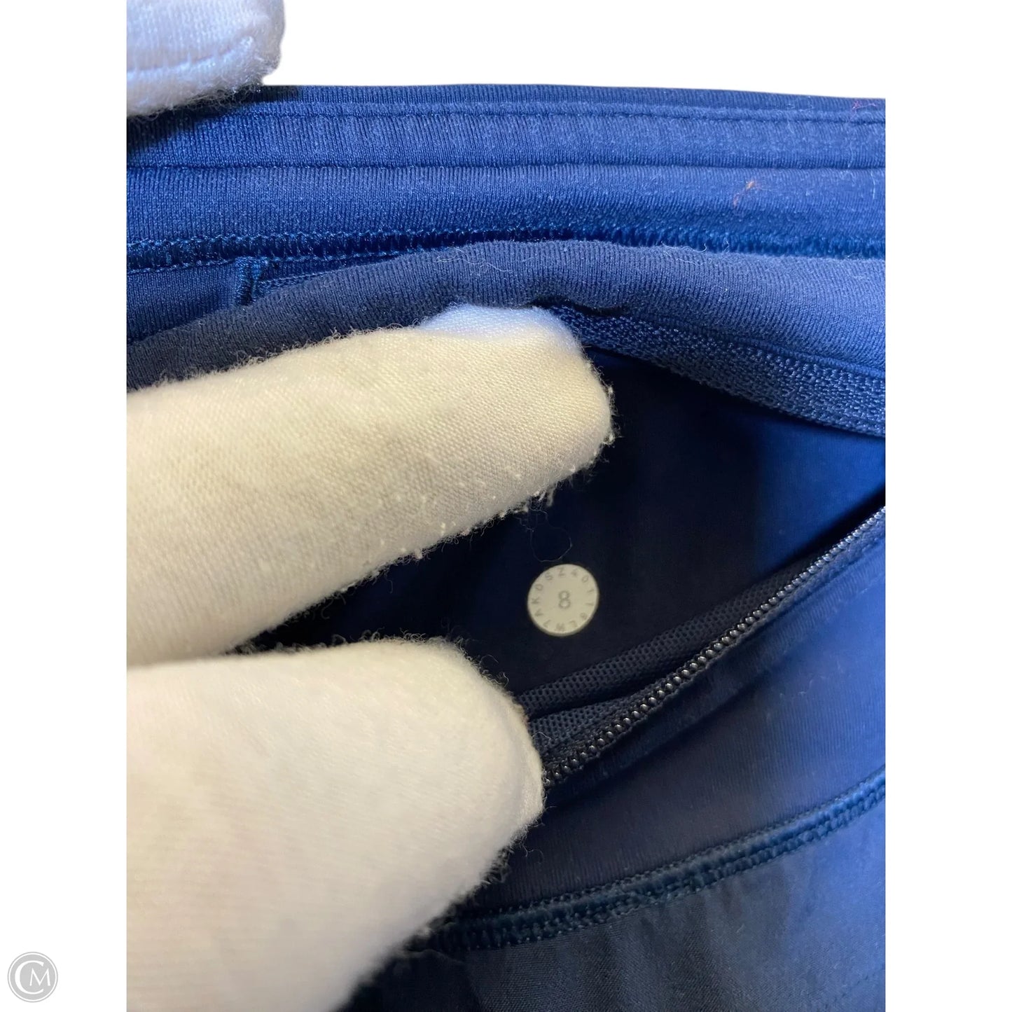 Athletic Shorts By Lululemon In Navy, Size: 8