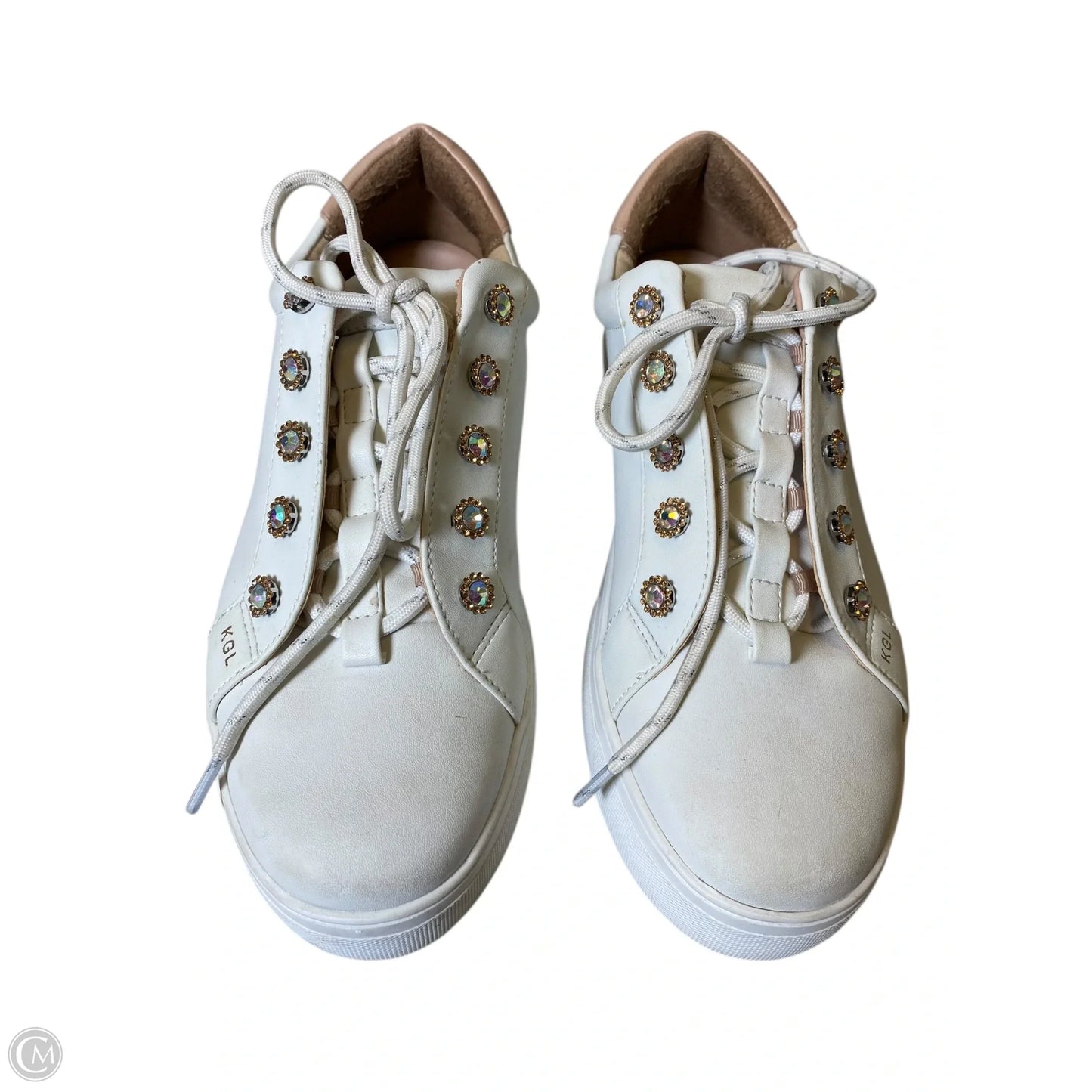 Shoes Designer By Kurt Geiger In White, Size: 9.5