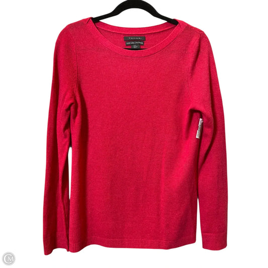 Sweater Cashmere By Tahari In Red, Size: M
