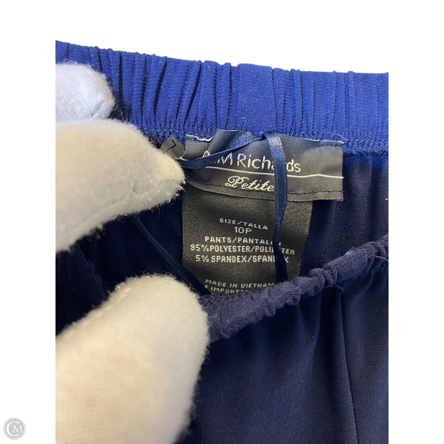 Top 2pc 3/4 Sleeve By R And M Richards In Blue, Size: 10p