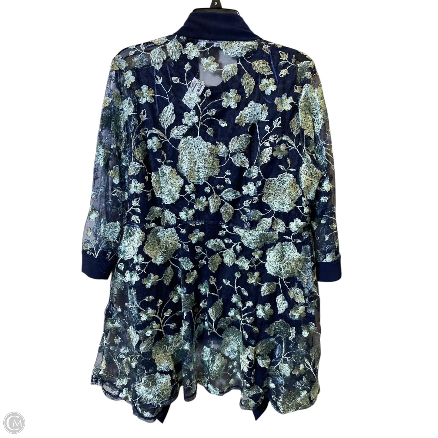 Top 2pc 3/4 Sleeve By R And M Richards In Blue, Size: 10p