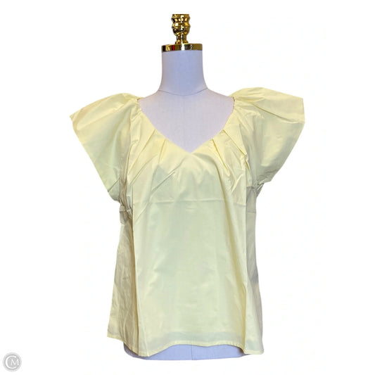 Top Short Sleeve By Jodifl In Yellow, Size: M