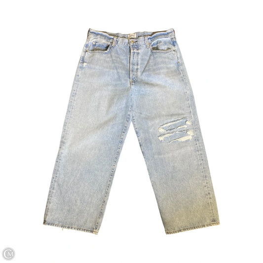 Jeans Wide Leg By Citizens Of Humanity In Blue Denim, Size: 12