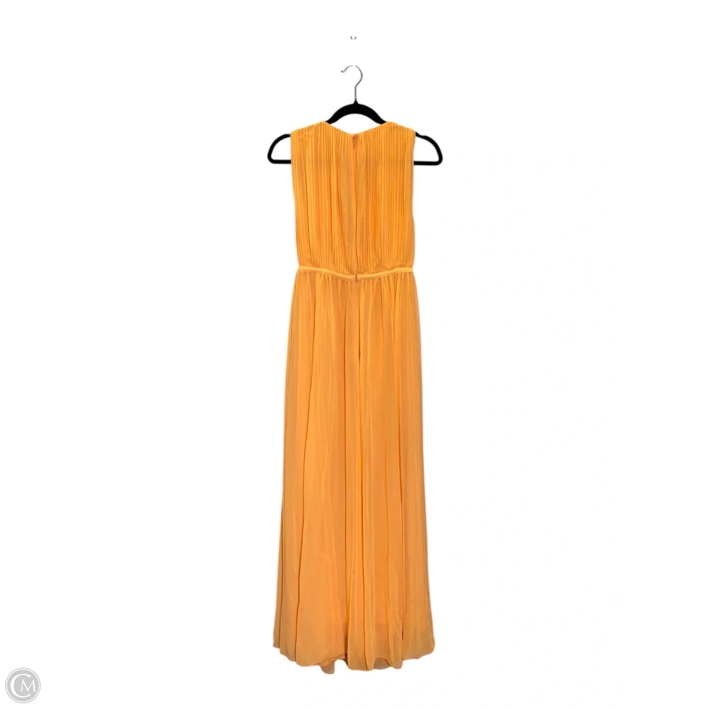 Dress Casual Maxi By H For Halston In Orange, Size: 4