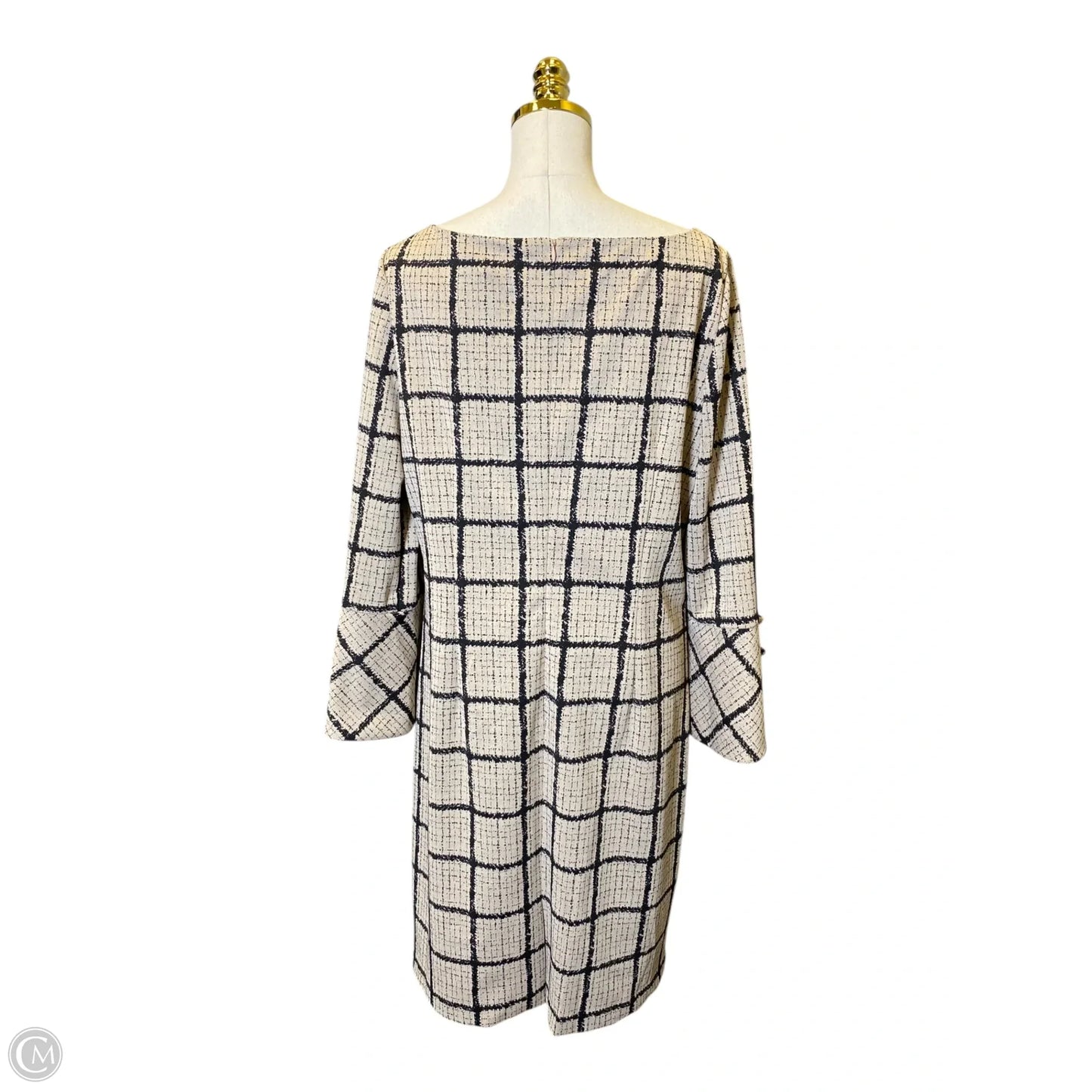 Dress Work By Jessica Howard In Black & Tan, Size: 18