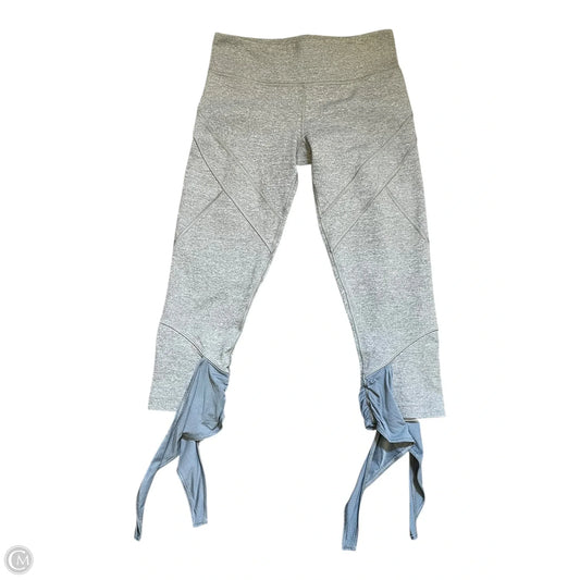 Athletic Capris By Lululemon In Grey, Size: 6