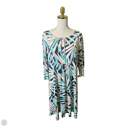 Dress Casual Midi By Tommy Bahama In Multi-colored, Size: Xl