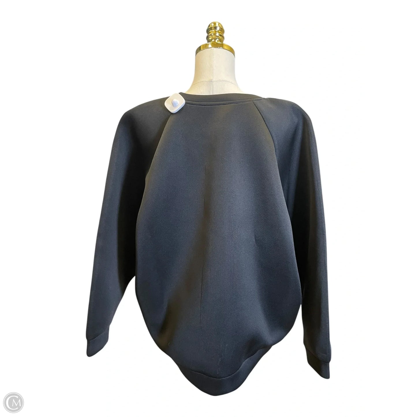 Sweatshirt Collar By Cynthia Rowley In Black, Size: L