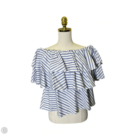 Top Short Sleeve By Clothes Mentor In Striped Pattern, Size: L
