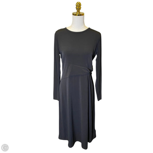 Dress Casual Midi By Michael By Michael Kors In Black, Size: L
