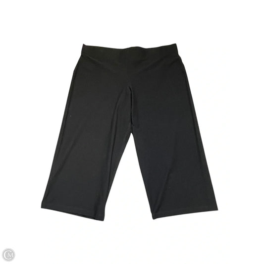 Pants Cropped By Eileen Fisher In Black, Size: Xl