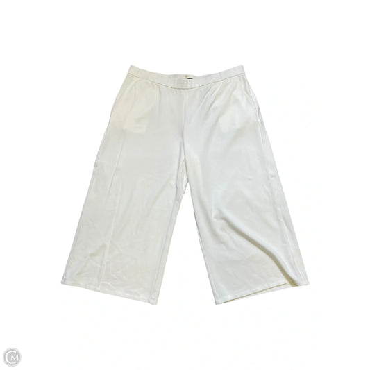 Pants Lounge By Eileen Fisher In White, Size: Xl