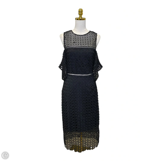 Dress Casual Midi By Cynthia Rowley In Black, Size: 8