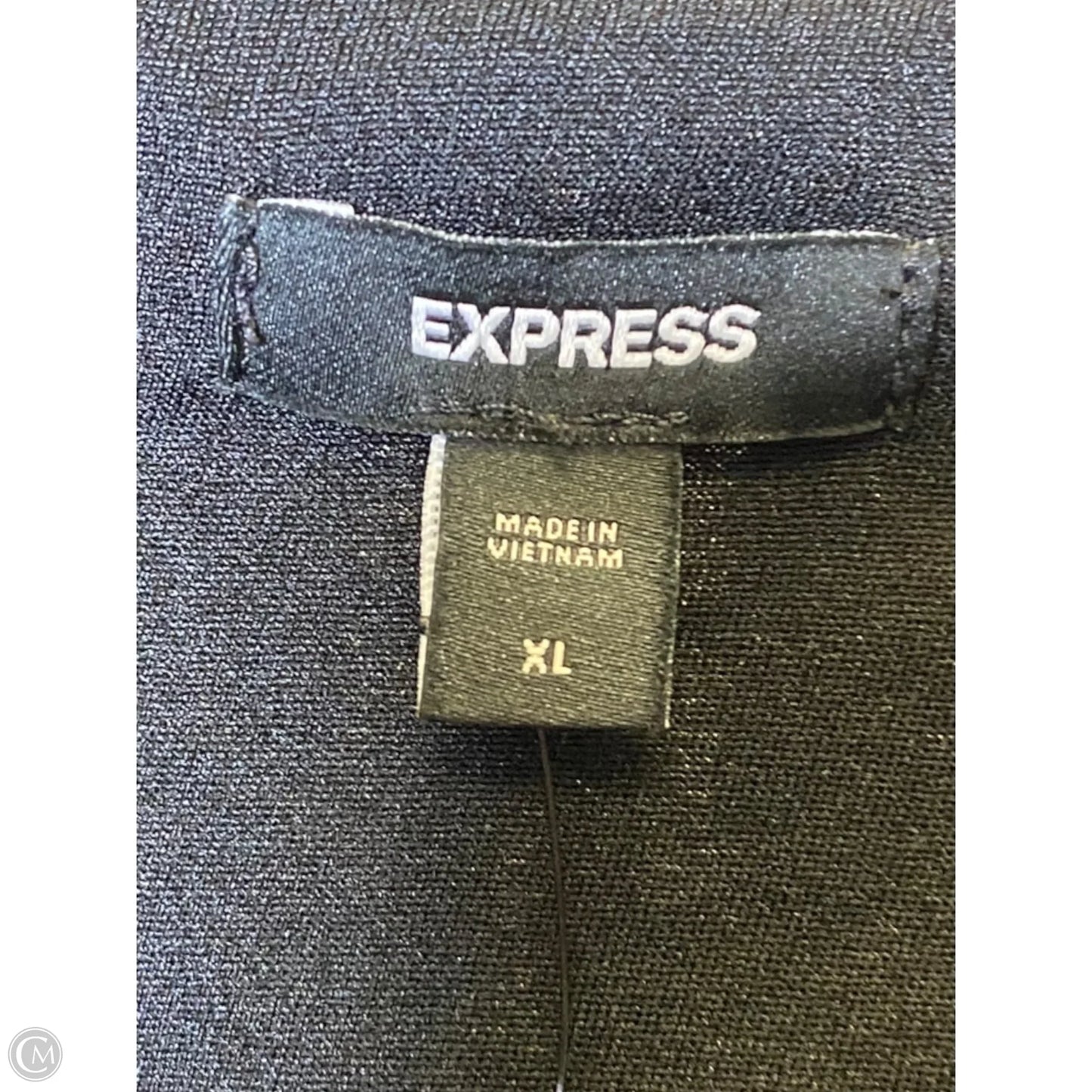 Top Sleeveless By Express In Black, Size: Xl