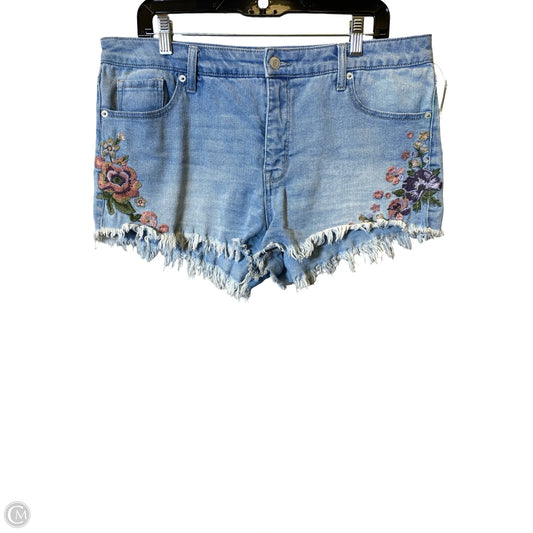 Shorts By Mossimo In Blue Denim, Size: 16
