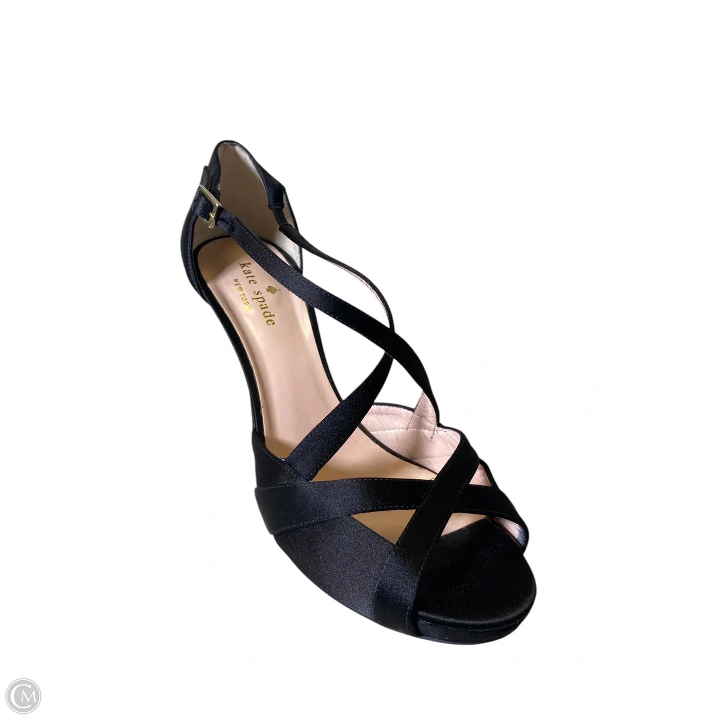 Sandals Designer By Kate Spade In Black, Size: 8