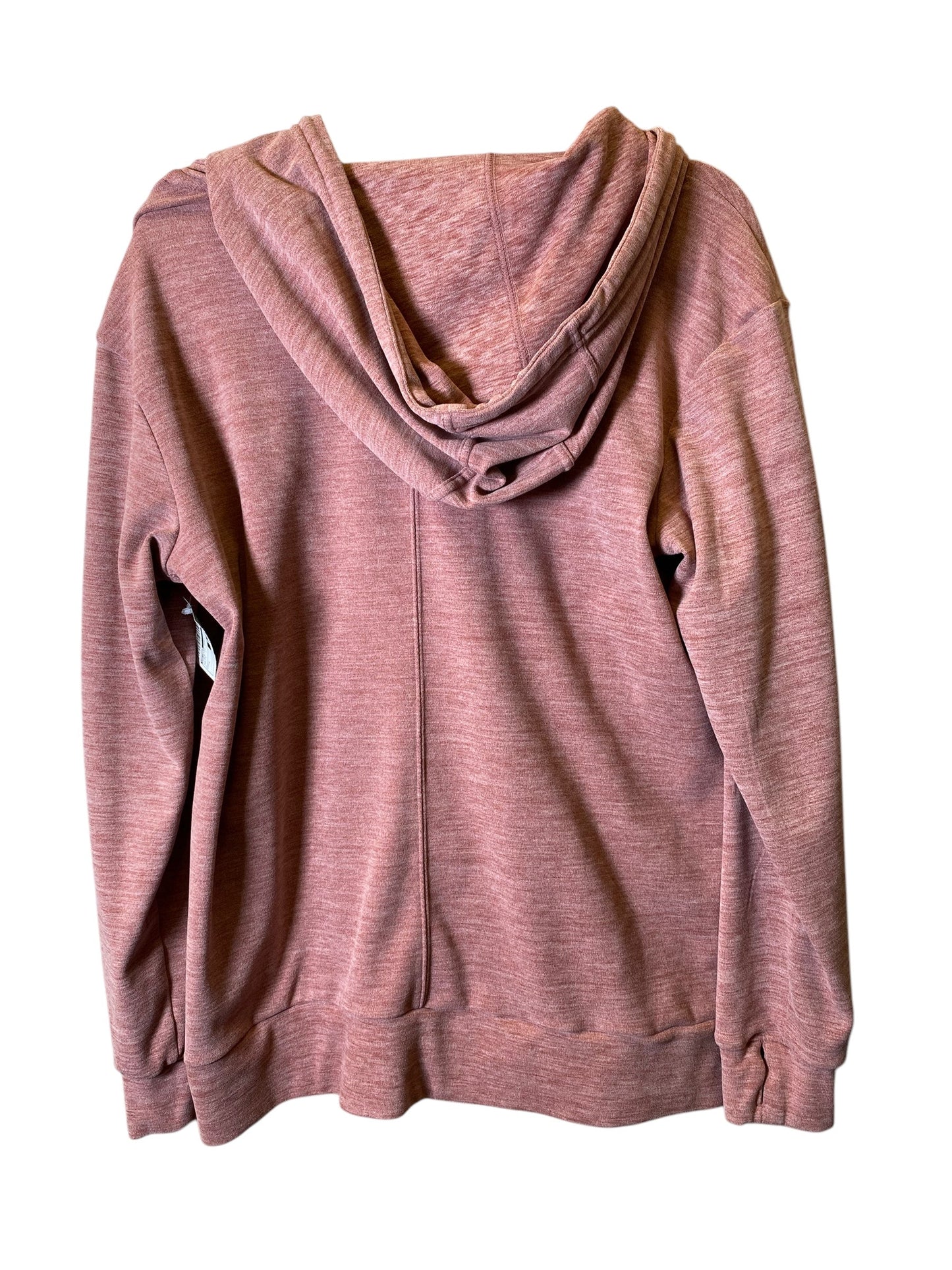 Athletic Sweatshirt Hoodie By Spyder In Mauve, Size: L