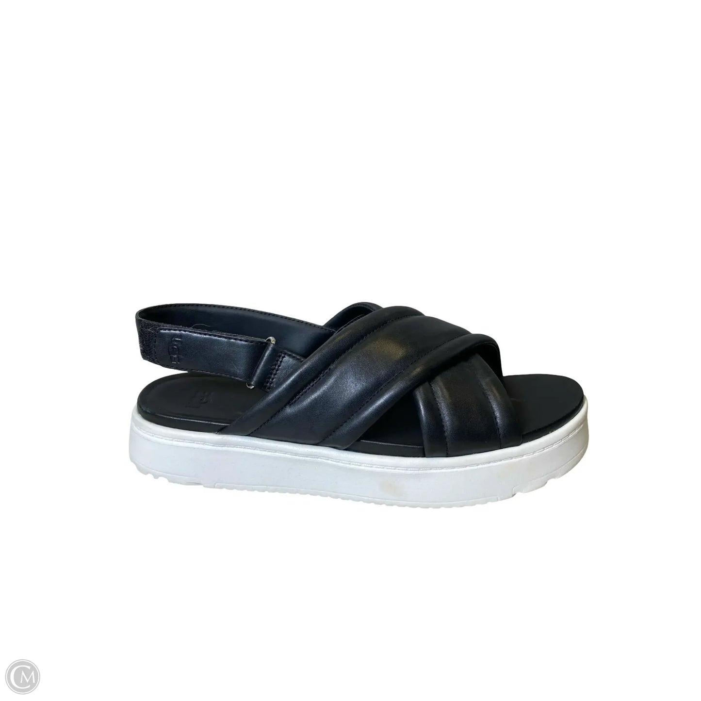 Sandals Designer By Ugg In Black, Size: 9