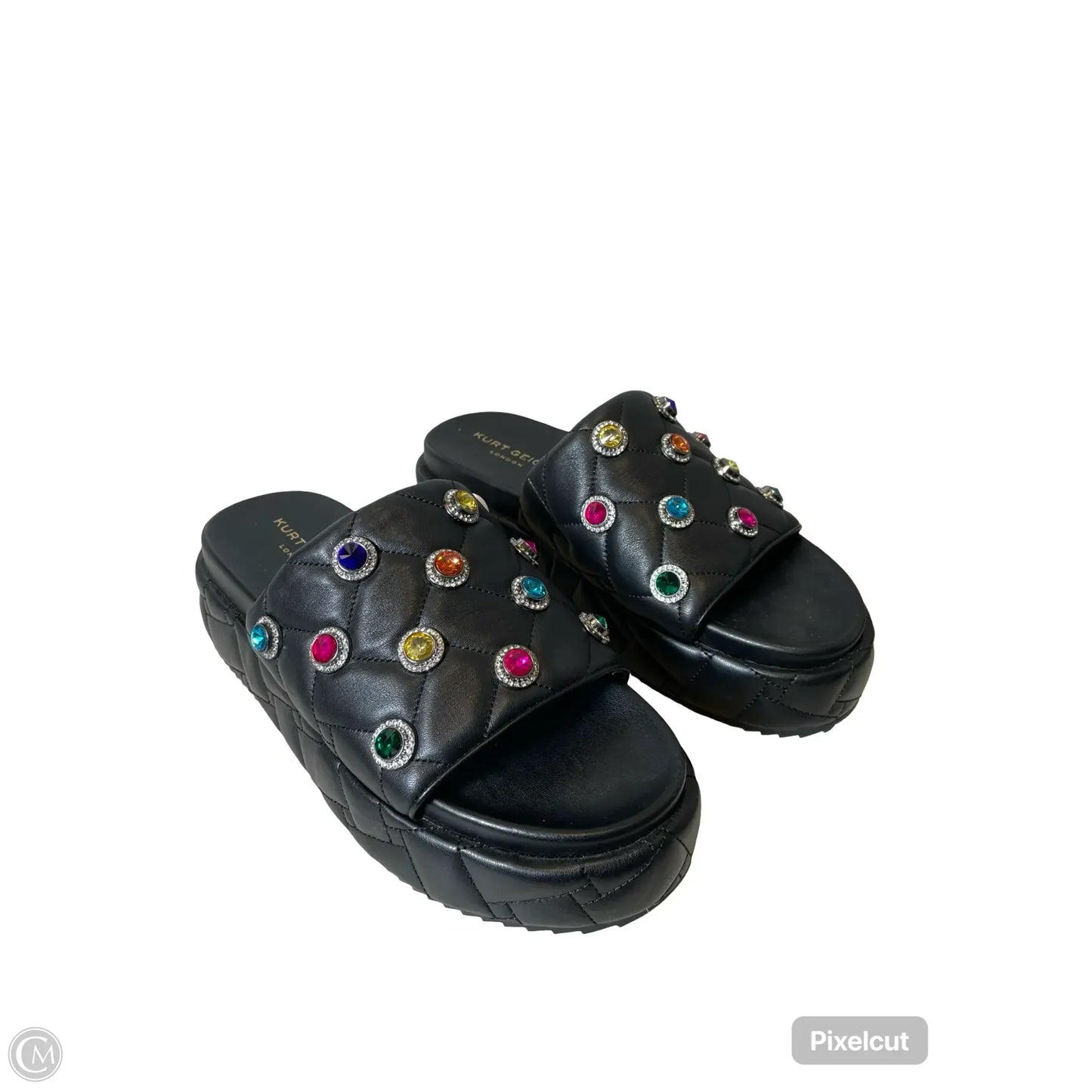Sandals Designer By Kurt Geiger In Black, Size: 10.5