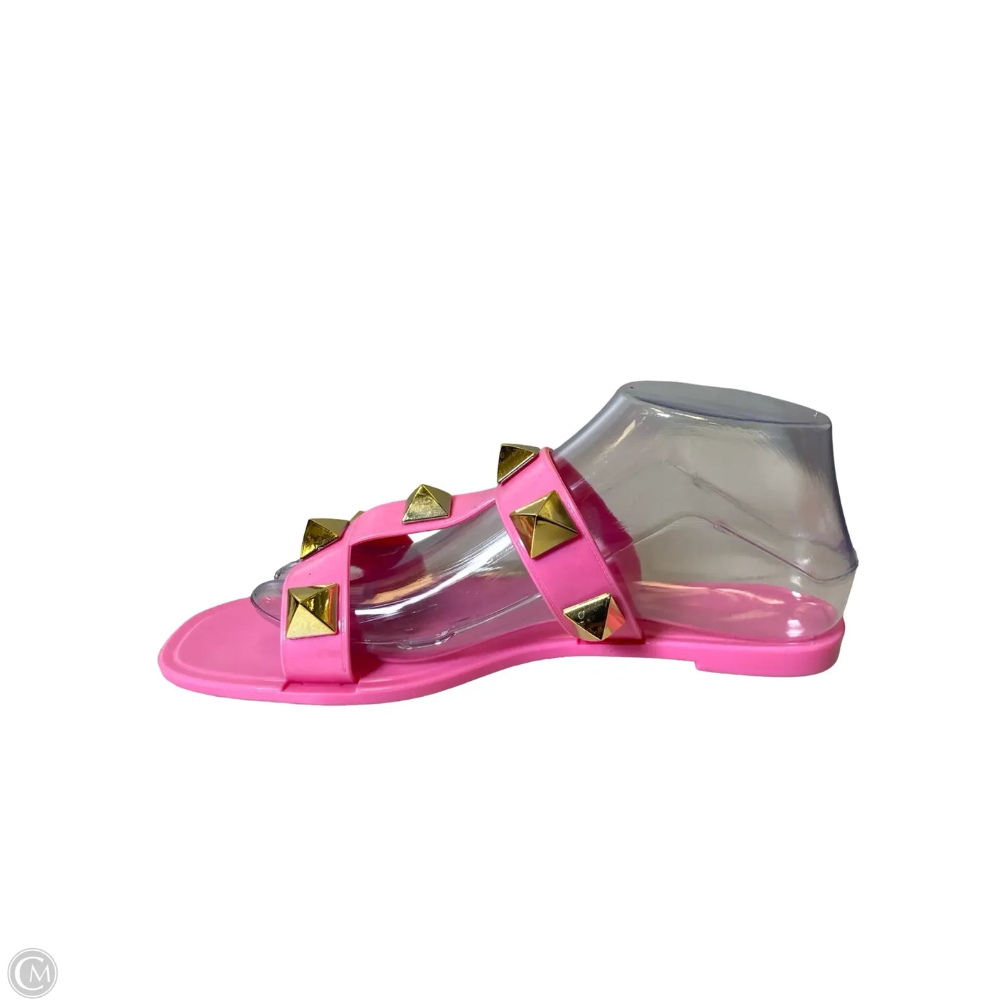 Sandals Flats By Forever 21 In Pink, Size: 9