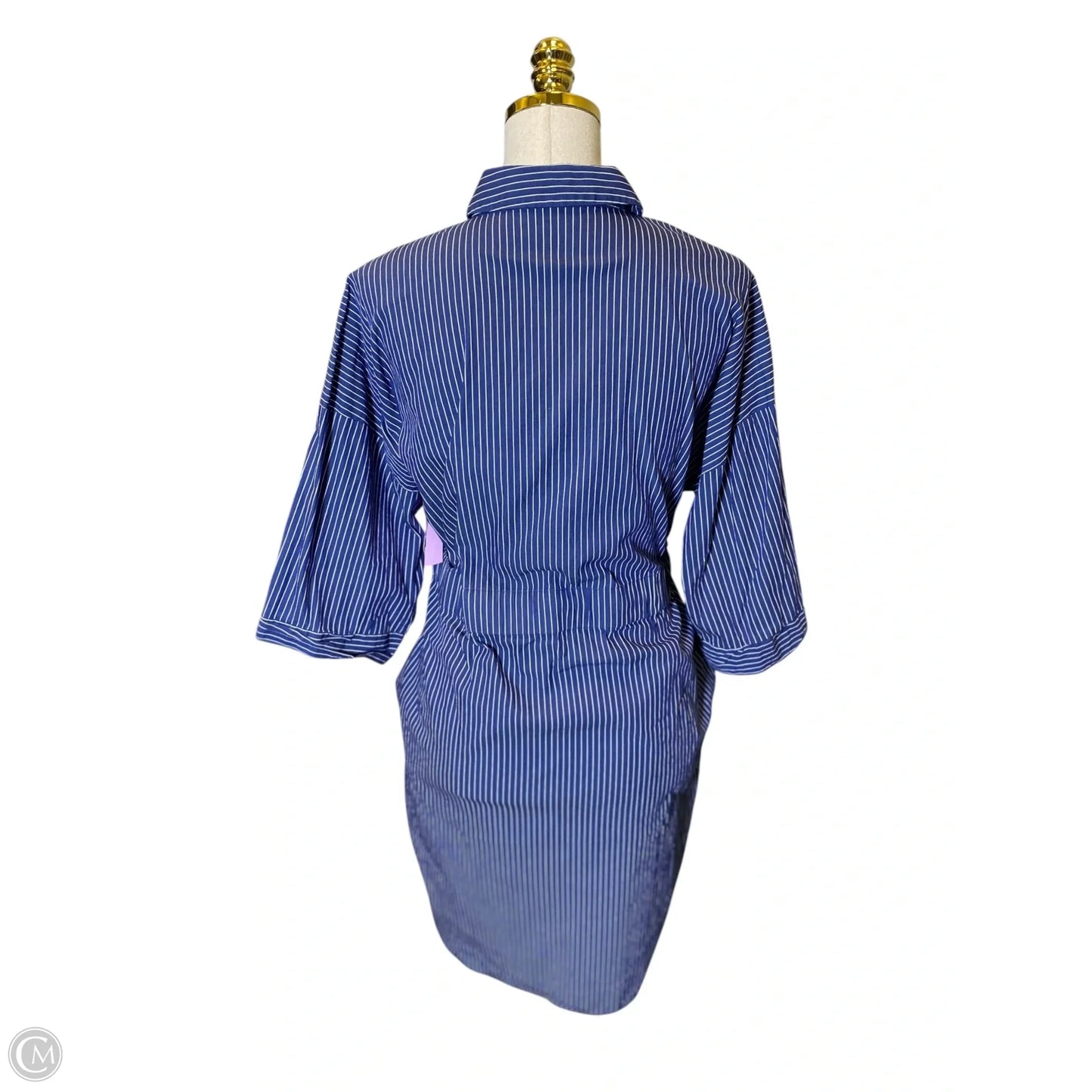 Dress Casual Short By Zara In Striped Pattern, Size: S