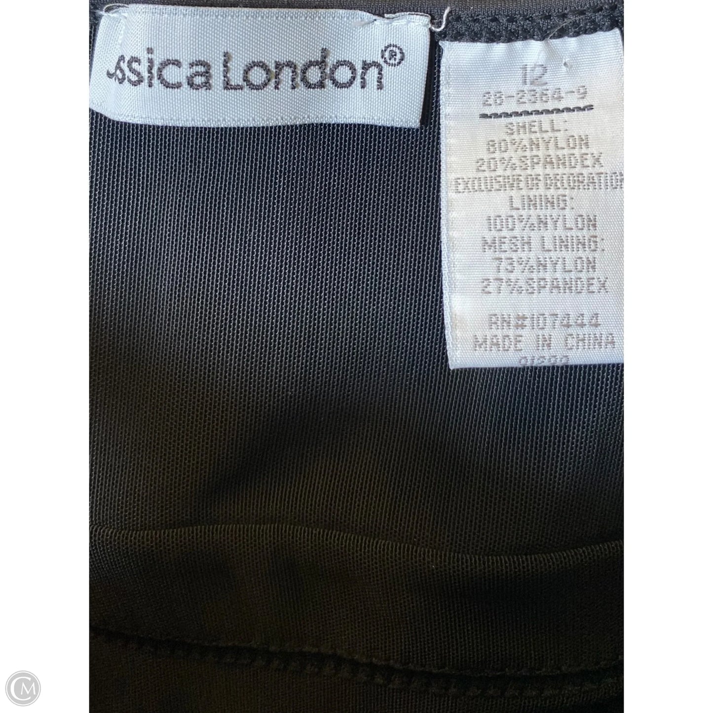 Swimsuit By Jessica London In Black, Size: 12