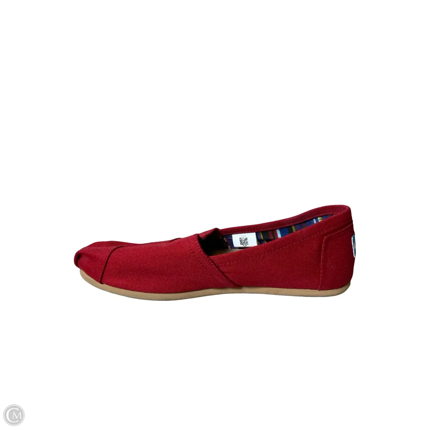 Shoes Flats By Toms In Red, Size: 8.5