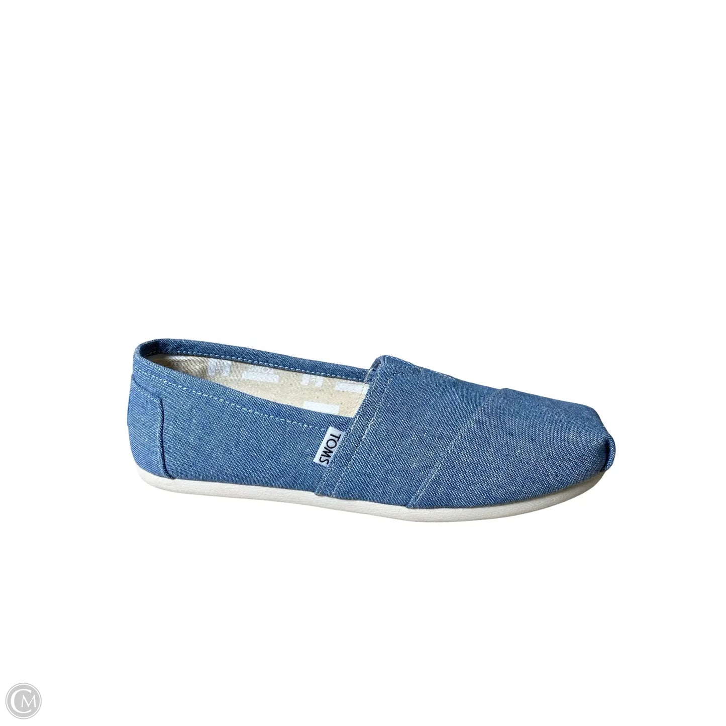 Shoes Flats By Toms In Blue, Size: 8.5