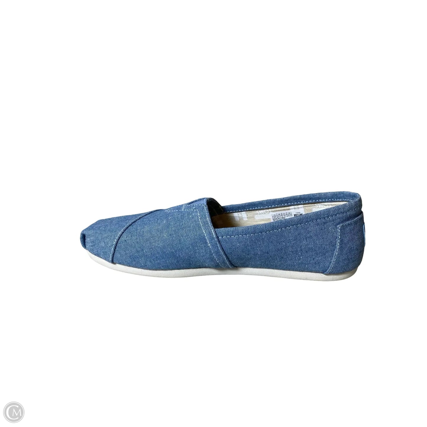 Shoes Flats By Toms In Blue, Size: 8.5