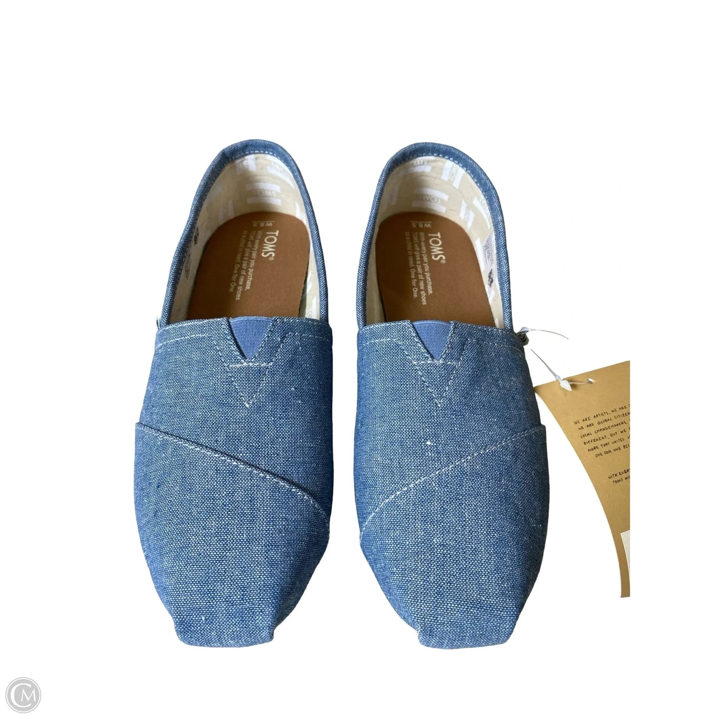 Shoes Flats By Toms In Blue, Size: 8.5