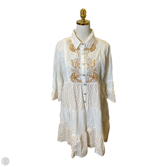Dress Casual Short By Parsley & Sage In White, Size: Xl