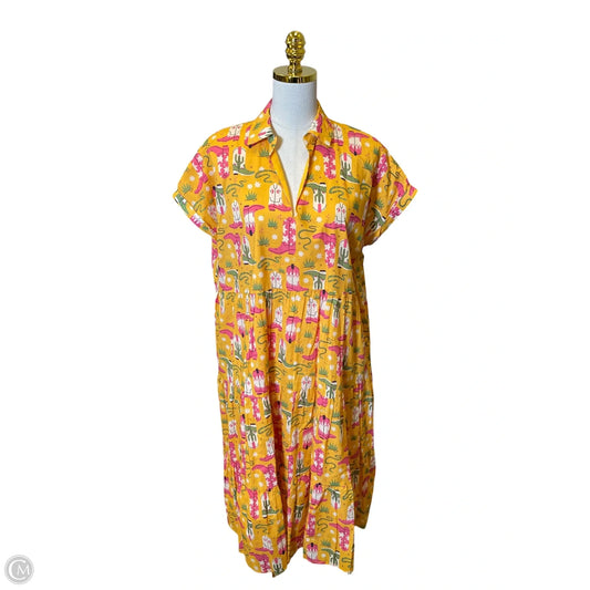 Dress Casual Midi By Clothes Mentor In Multi-colored, Size: Xl