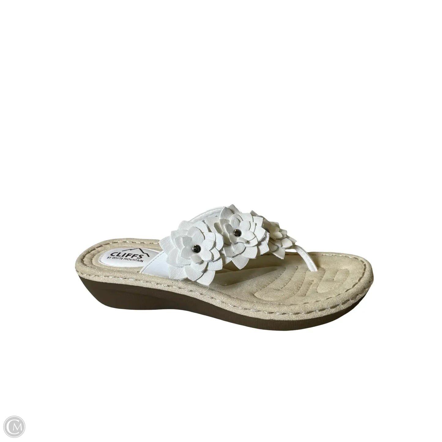 Sandals Flats By Cliffs By White Mountain In White, Size: 7.5