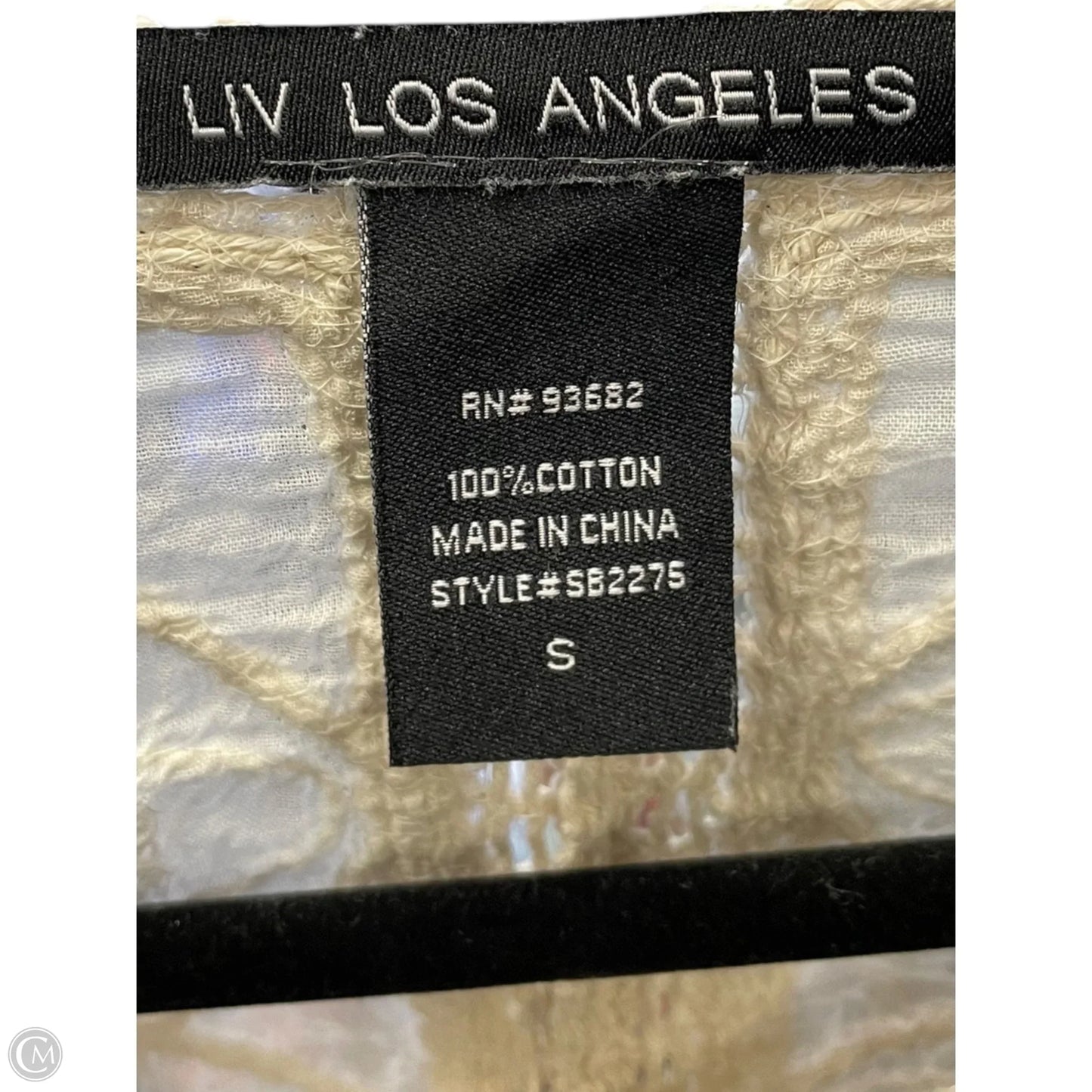 Top Long Sleeve By Clothes Mentor In Beige, Size: S