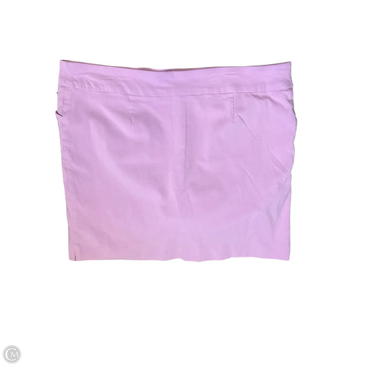 Skort By Coral Bay In Pink, Size: Xl
