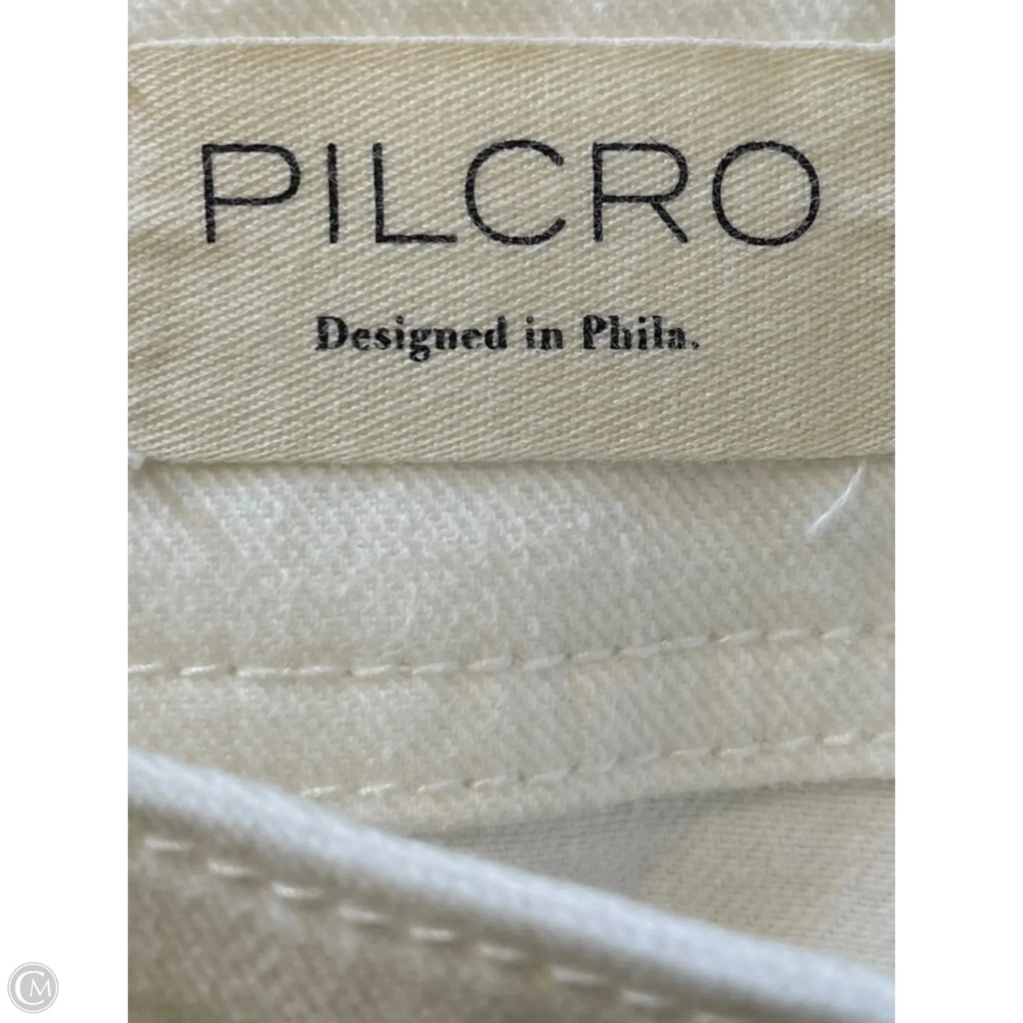 Jeans Cropped By Pilcro In Cream, Size: 8