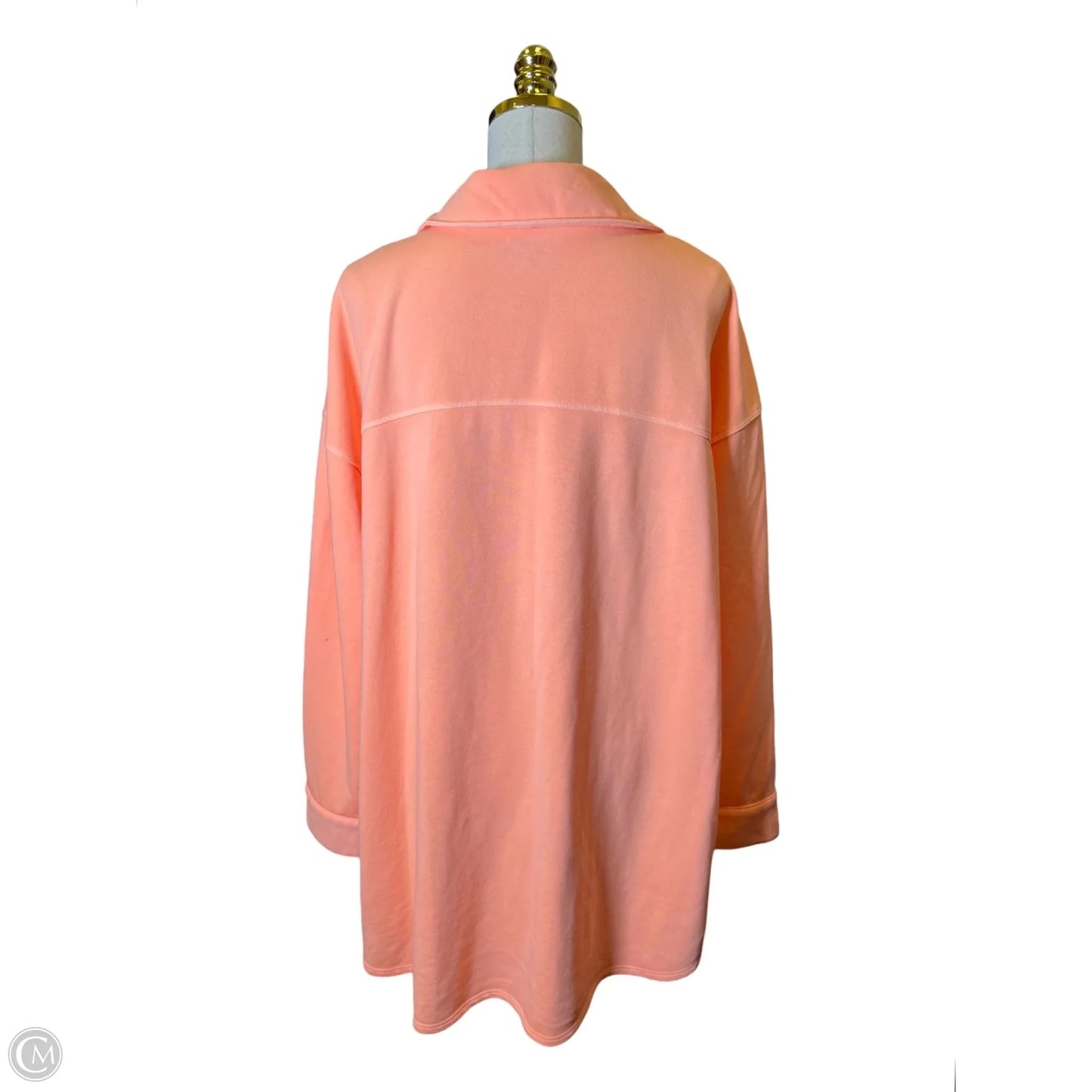 Sweater Cardigan By Lane Bryant In Orange, Size: 22